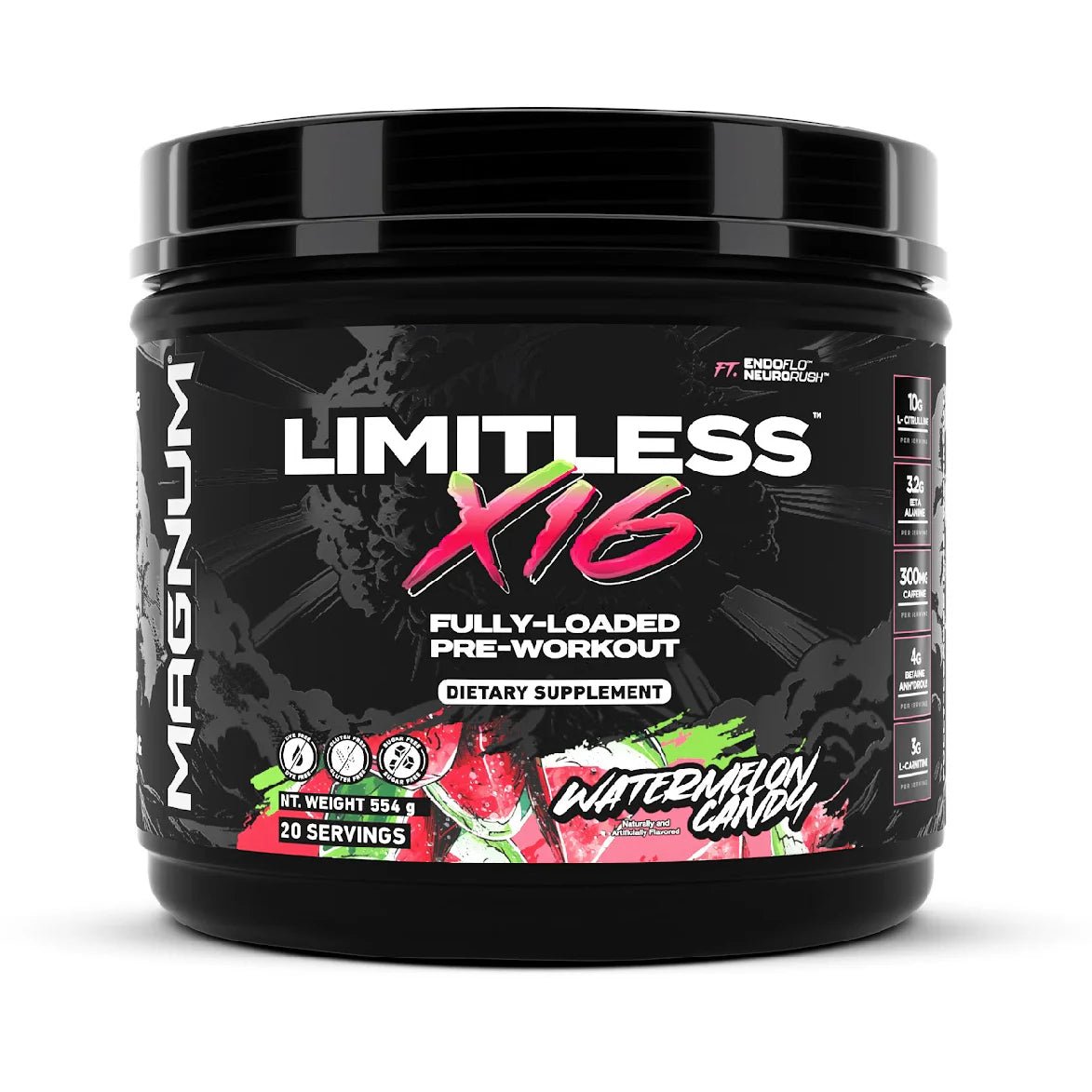Limitless X 16 Fully Loaded Pre Workout - Mann Nutrition