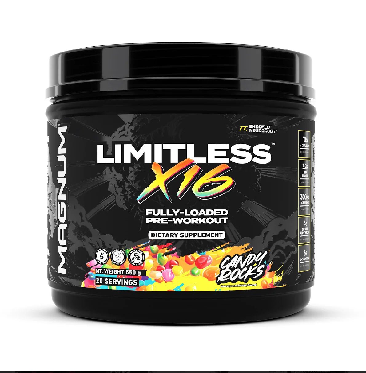 Limitless X 16 Fully Loaded Pre Workout - Mann Nutrition