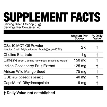 Magnum Fasted Cardio Thermogenic Pre - Workout - Mann Nutrition