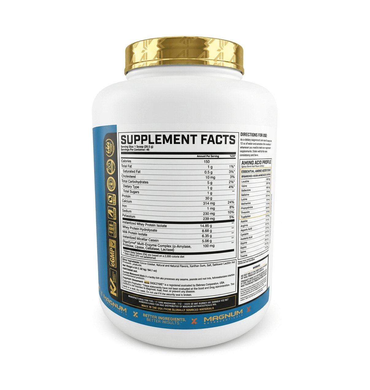 Magnum Quattro 4 Stage Protein Isolate  - Mann Nutrition