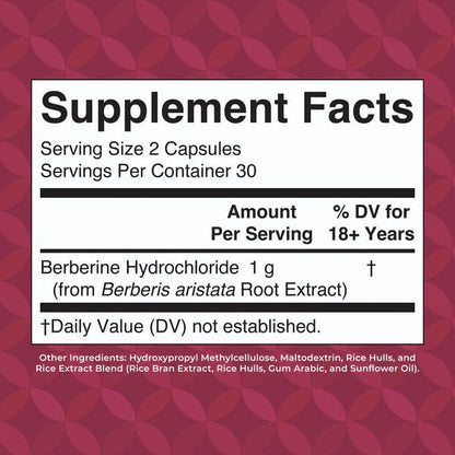 Mary Ruth's Berberine Capsules - Mann Nutrition