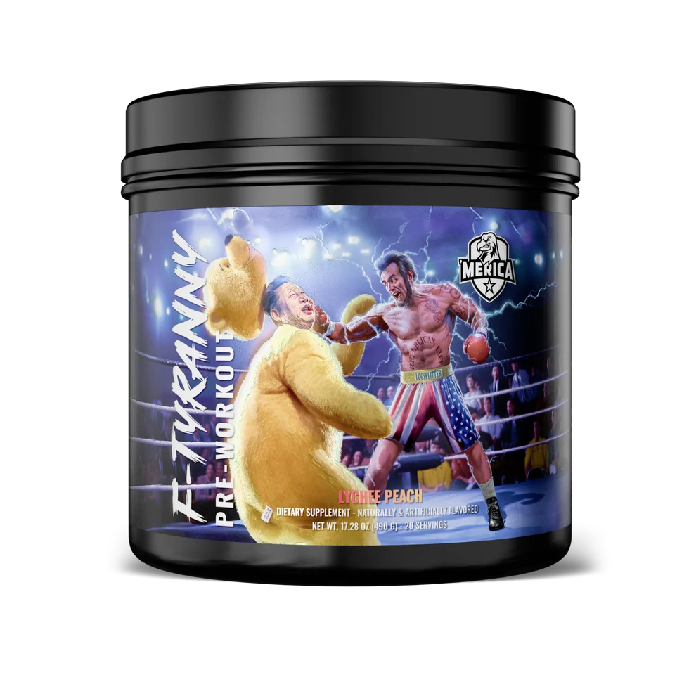 Merica Labz F-Tyranny Pre-Workout – High-Stim Energy, Focus, Pumps & Endurance - Mann Nutrition