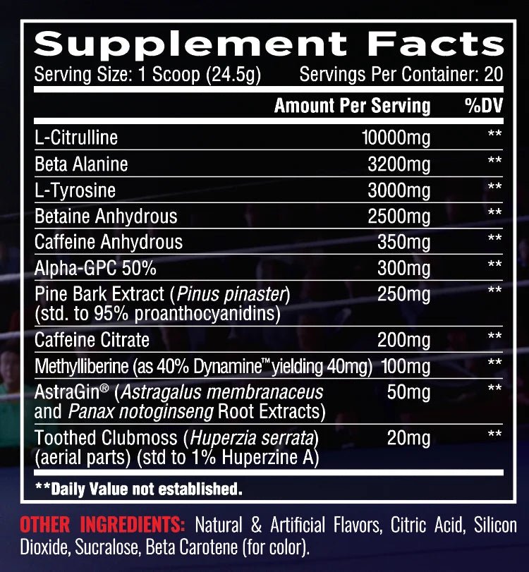 Merica Labz F-Tyranny Pre-Workout – High-Stim Energy, Focus, Pumps & Endurance - Mann Nutrition