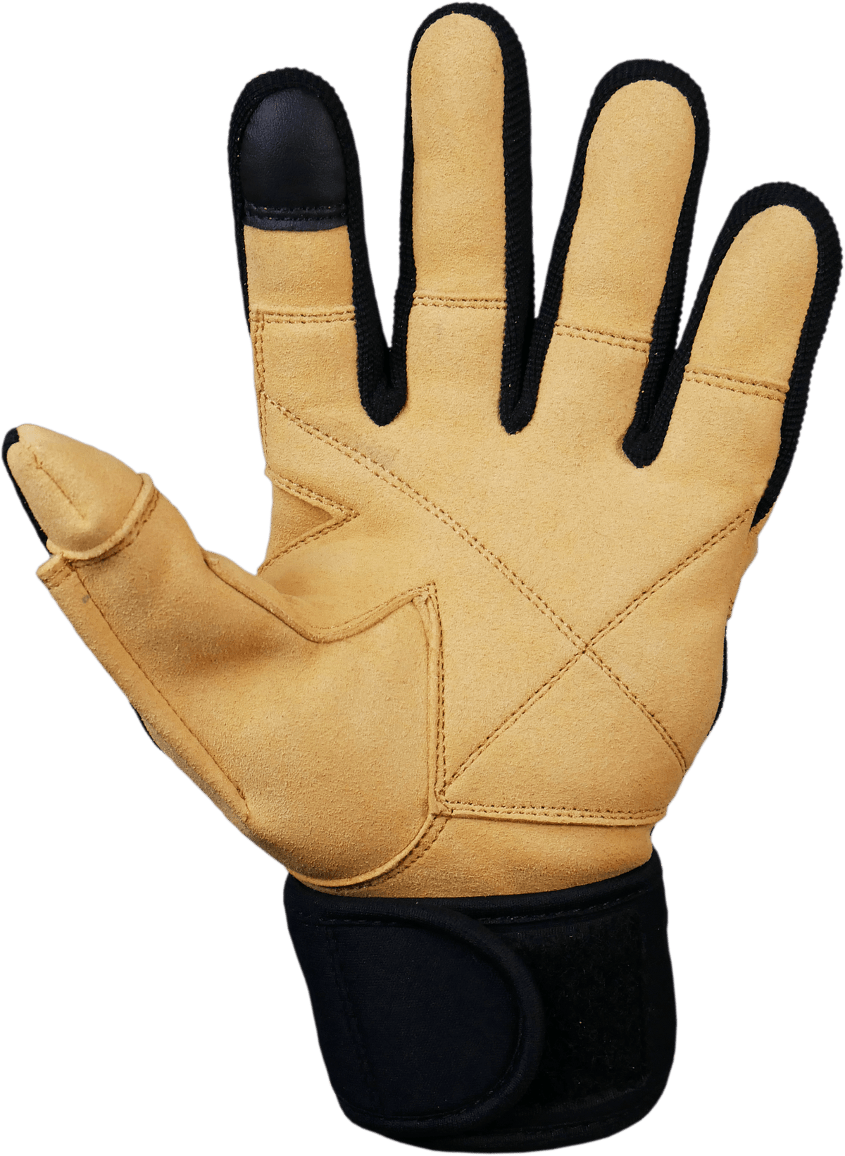 Model 425F Power Series Lifting Gloves with Wrist Wraps & Full Finger Protection sku-52268232671528- Mann Nutrition