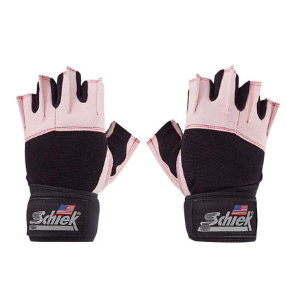 Model 540 Pink Platinum Series Lifting Gloves with Wrist Wraps sku-52268232868136- Mann Nutrition