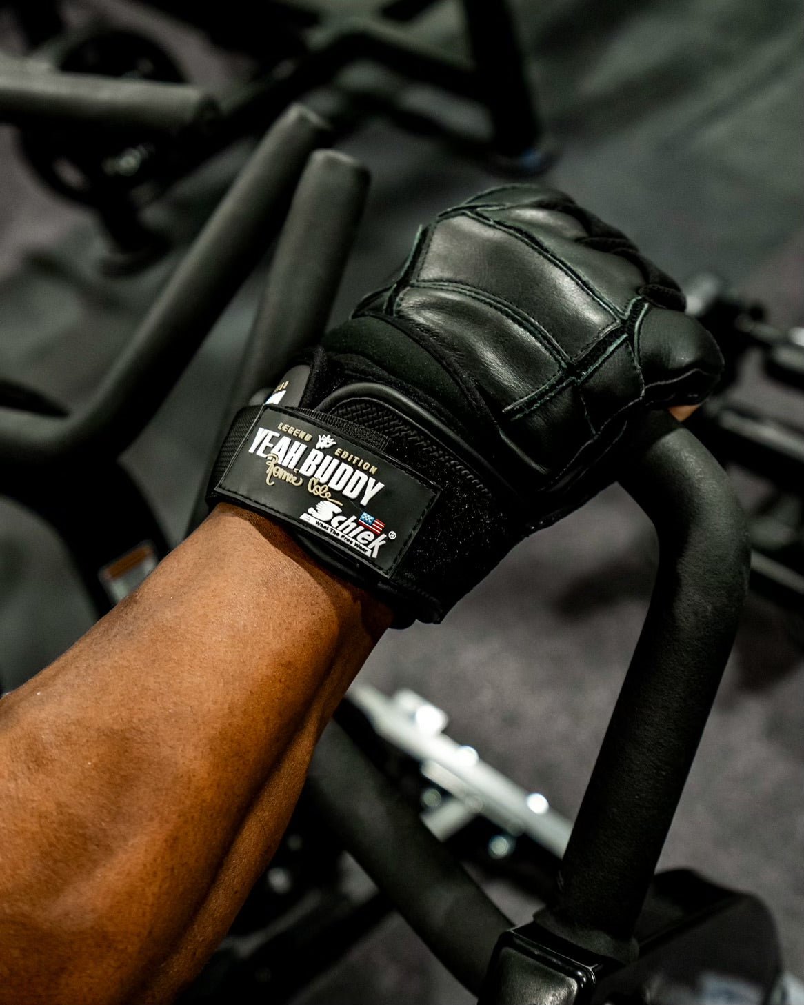 Model RCx8 Ronnie Coleman Yeah Buddy Signature Series Lifting Gloves sku-52268263375144- Mann Nutrition