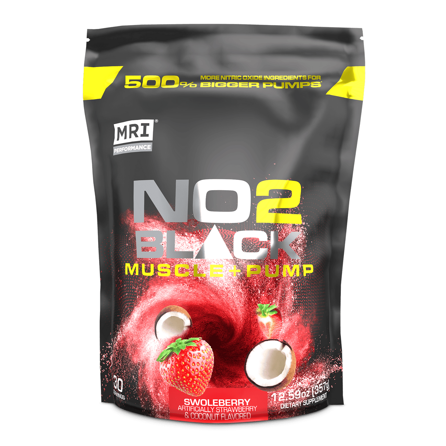 MRI Performance NO2 Black Muscle + Pump Nitric Oxide (30 servings) MRI002-30- Mann Nutrition