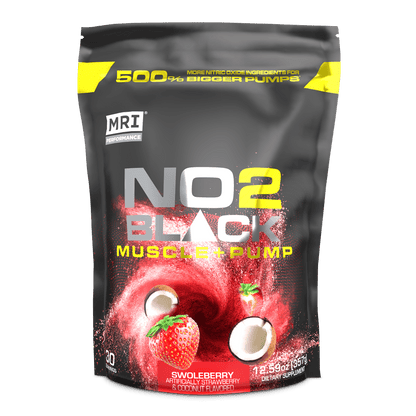 MRI Performance NO2 Black Muscle + Pump Nitric Oxide (30 servings) MRI002-30- Mann Nutrition