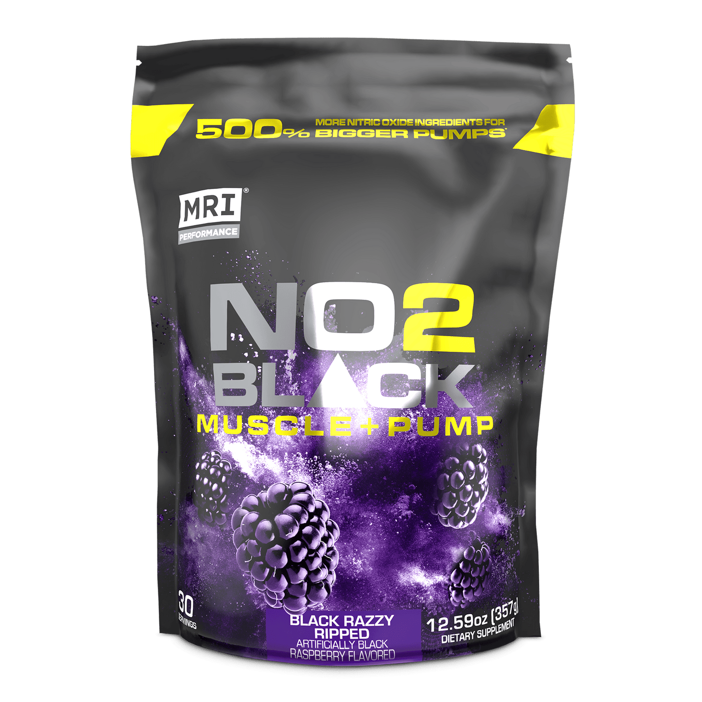 MRI Performance NO2 Black Muscle + Pump Nitric Oxide (30 servings) MRI004-30- Mann Nutrition