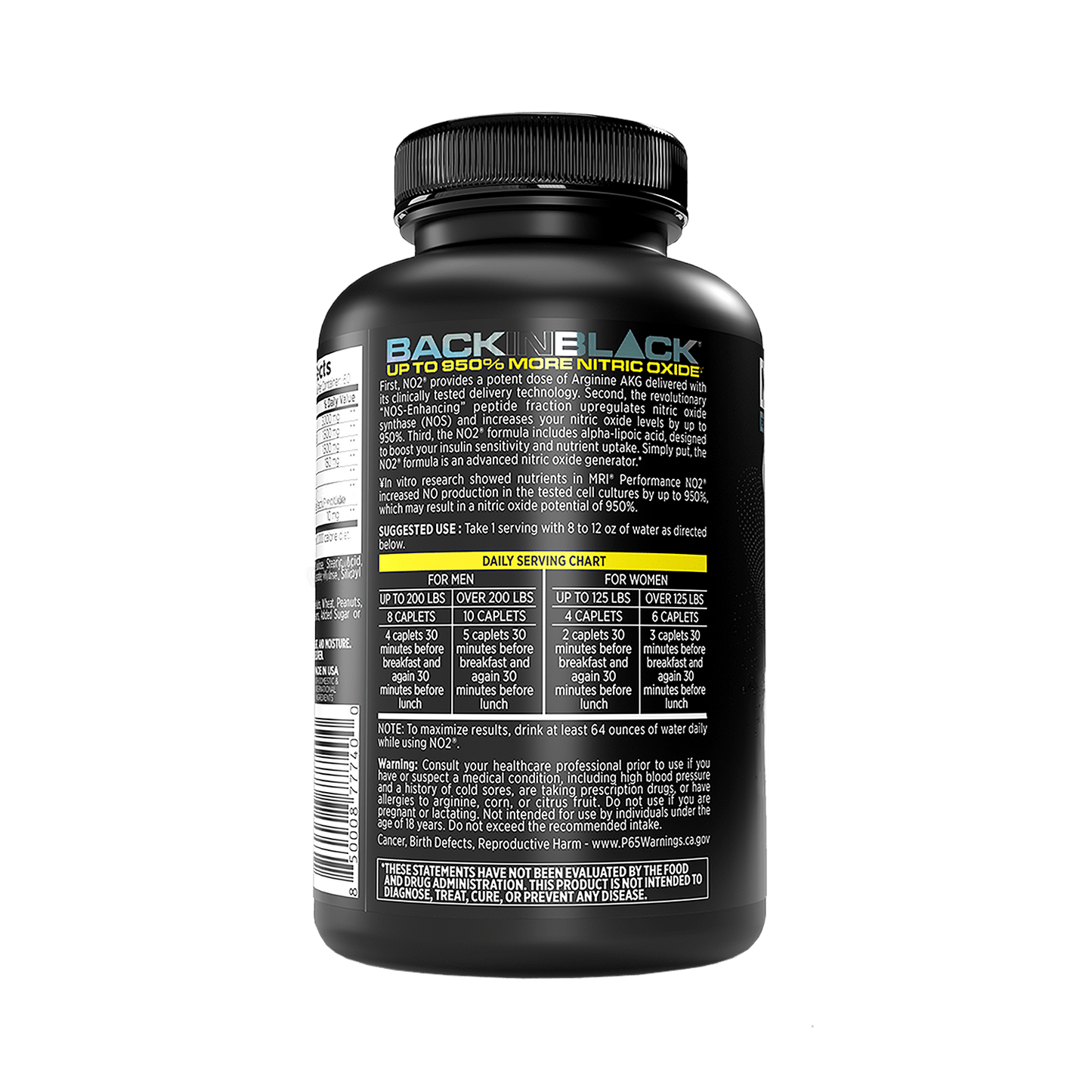 MRI Performance NO2 Nitric Oxide Original Formula MRI021- Mann Nutrition