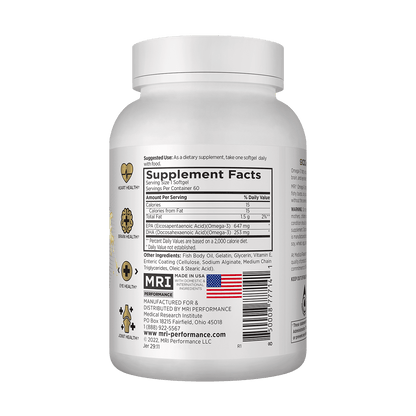 MRI Performance Omega 3 (60 Count) MRI020- Mann Nutrition