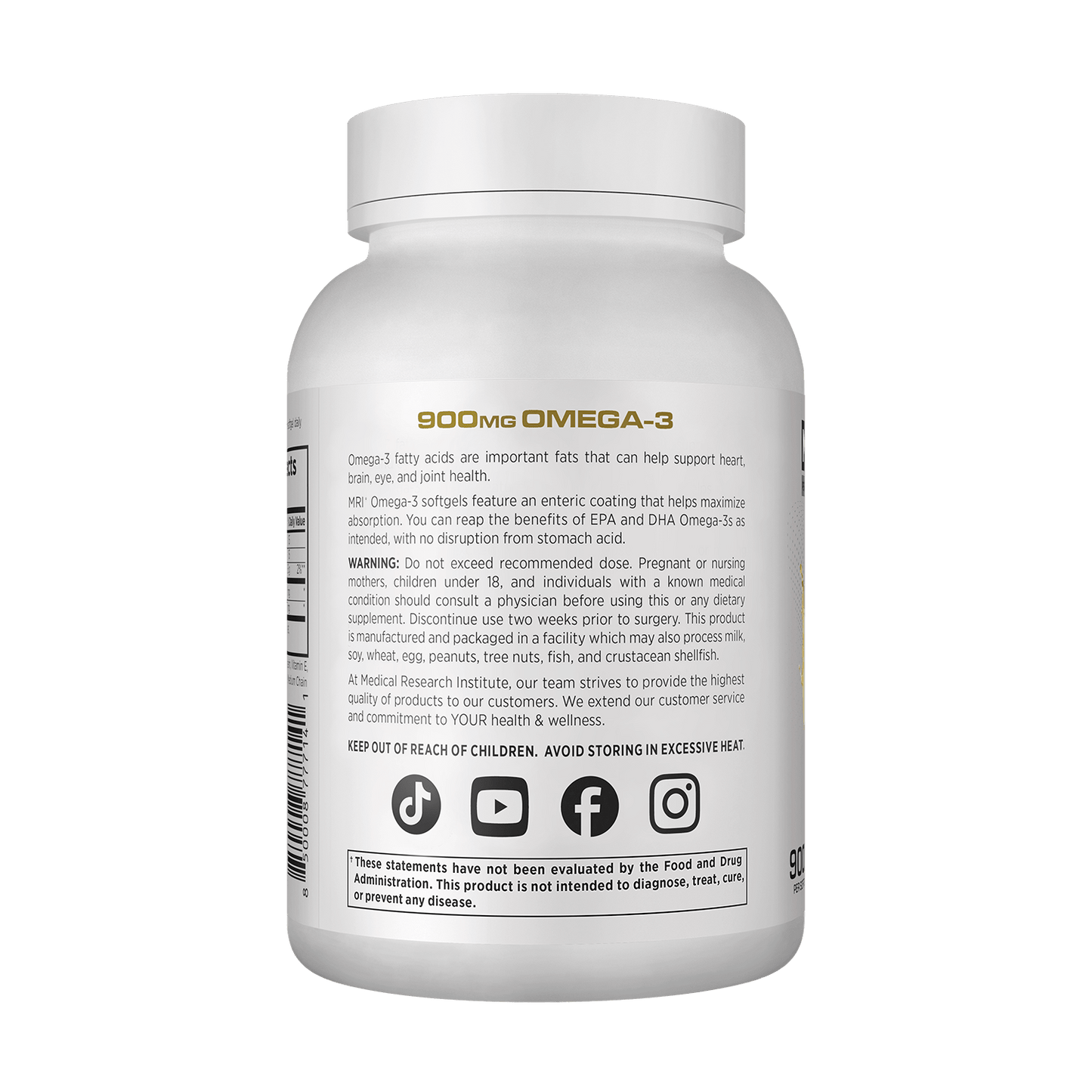MRI Performance Omega 3 (60 Count) MRI020- Mann Nutrition