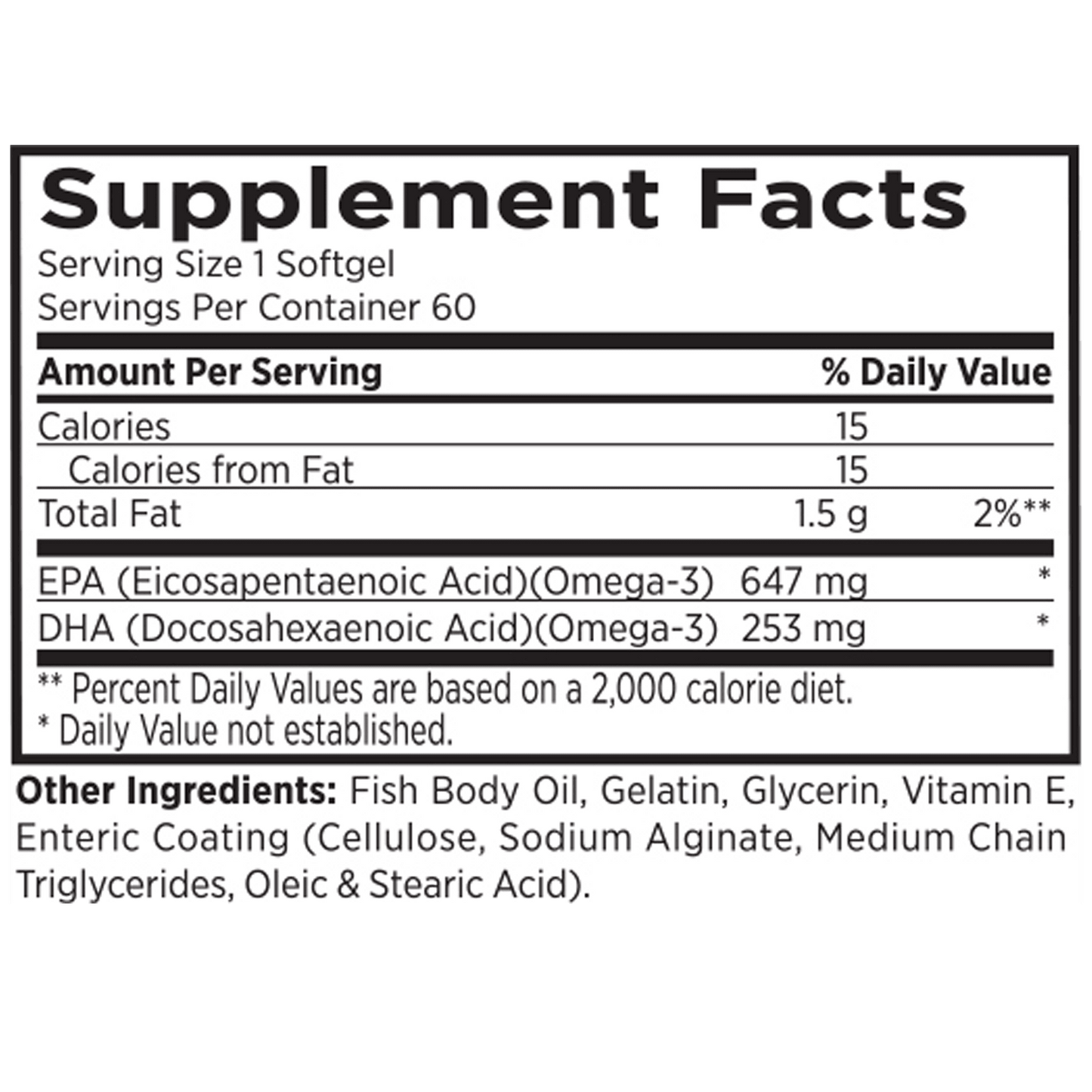 MRI Performance Omega 3 (60 Count) MRI020- Mann Nutrition