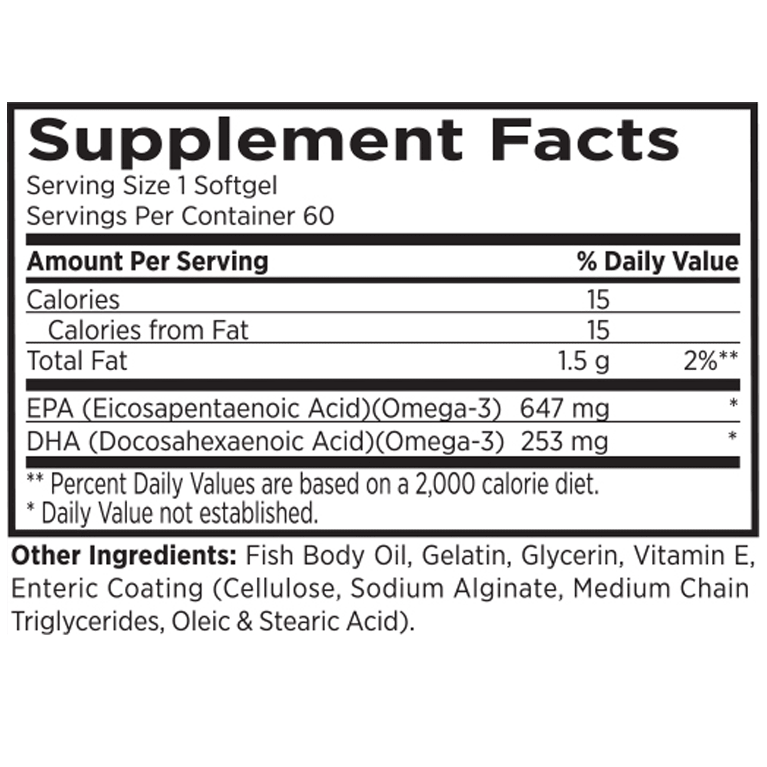 MRI Performance Omega 3 (60 Count) MRI020- Mann Nutrition