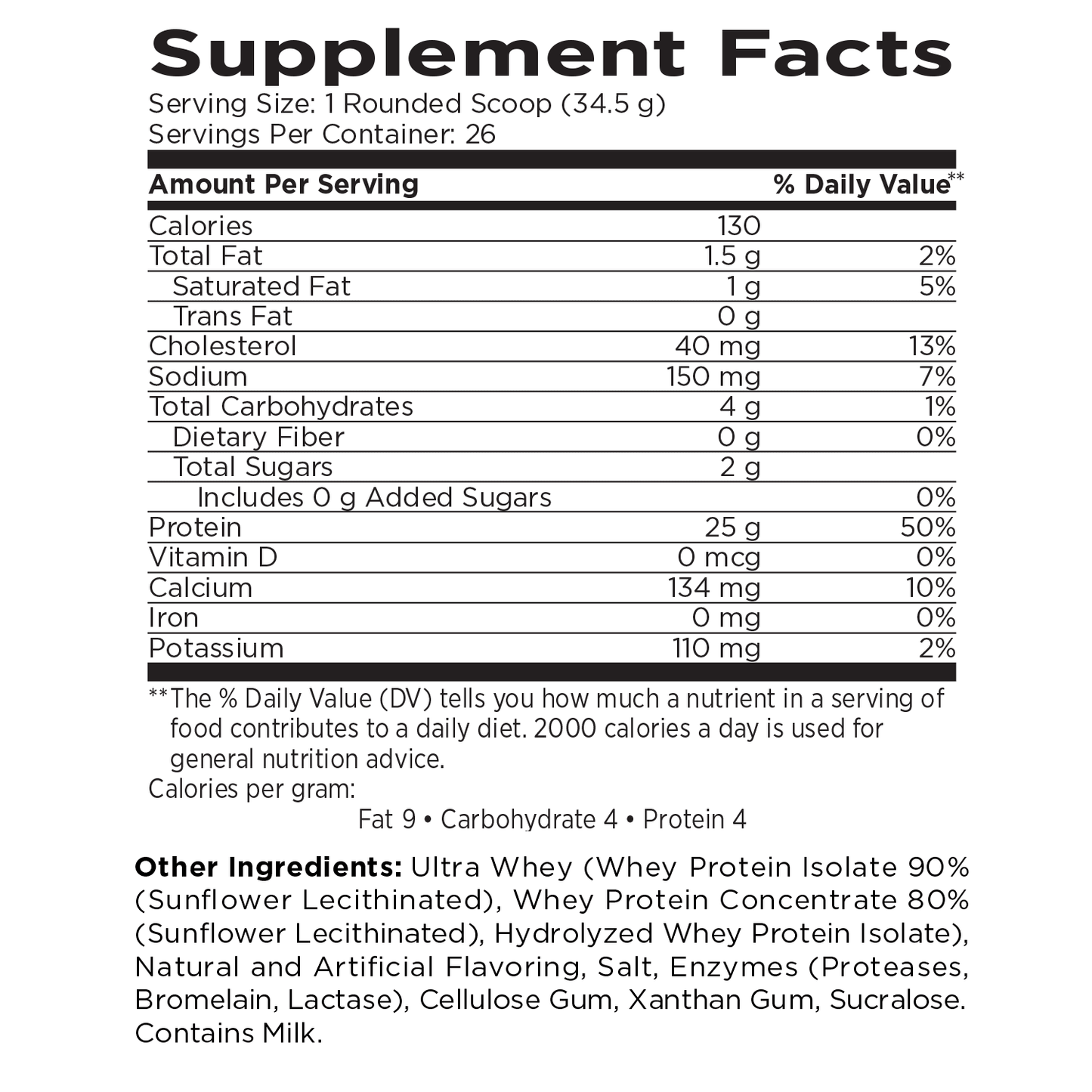 MRI Performance Ultra Whey Protein 2lb MRI024- Mann Nutrition