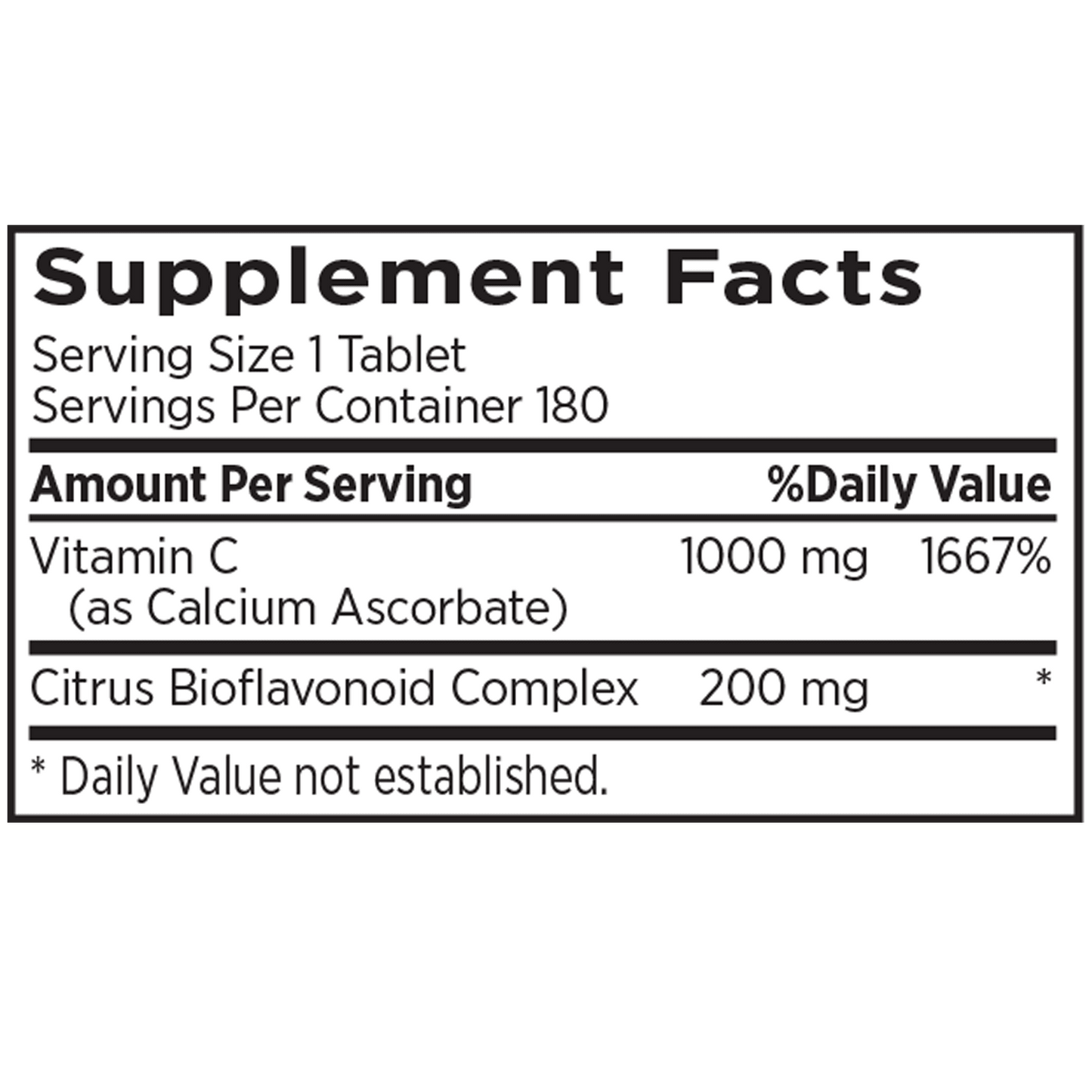 MRI Performance Vitamin C (180 Count) MRI019- Mann Nutrition