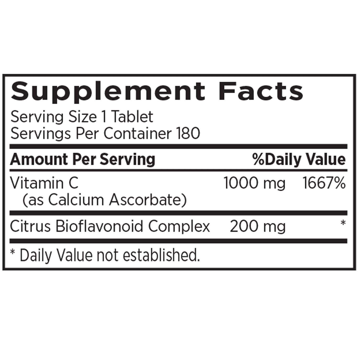 MRI Performance Vitamin C (180 Count) MRI019- Mann Nutrition