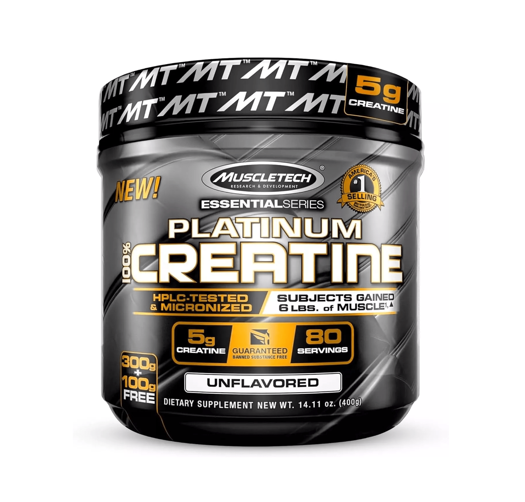 MT Platinum Creatine - 400g - Mann Nutrition