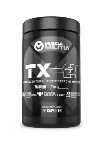 Muscle Militia TX - 2 Test Booster  - Mann Nutrition