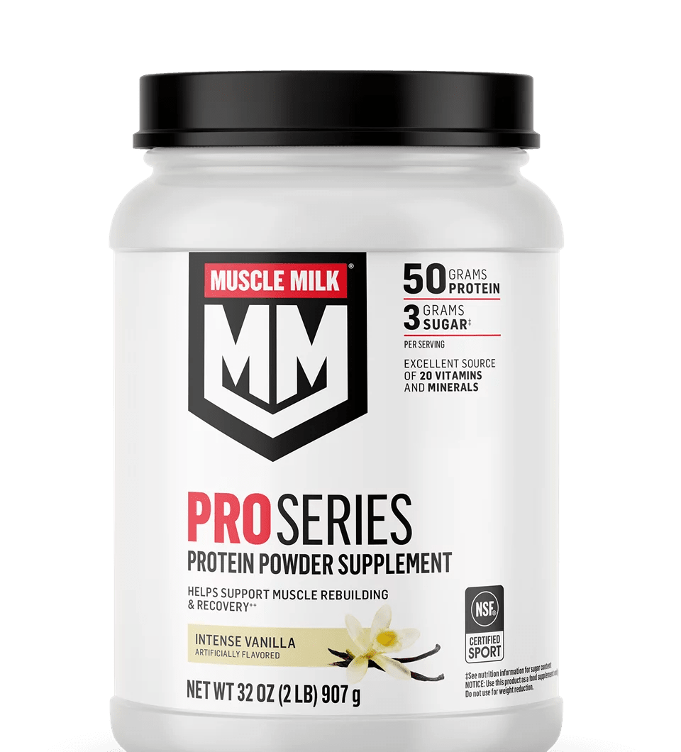 Muscle Milk Pro Series Protein Powder 2 lb - Intense Vanilla - Mann Nutrition