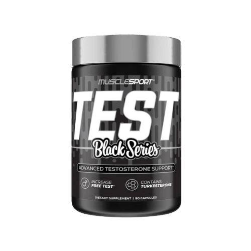 Muscle Sport Test Black Series 90 Caps - Mann Nutrition