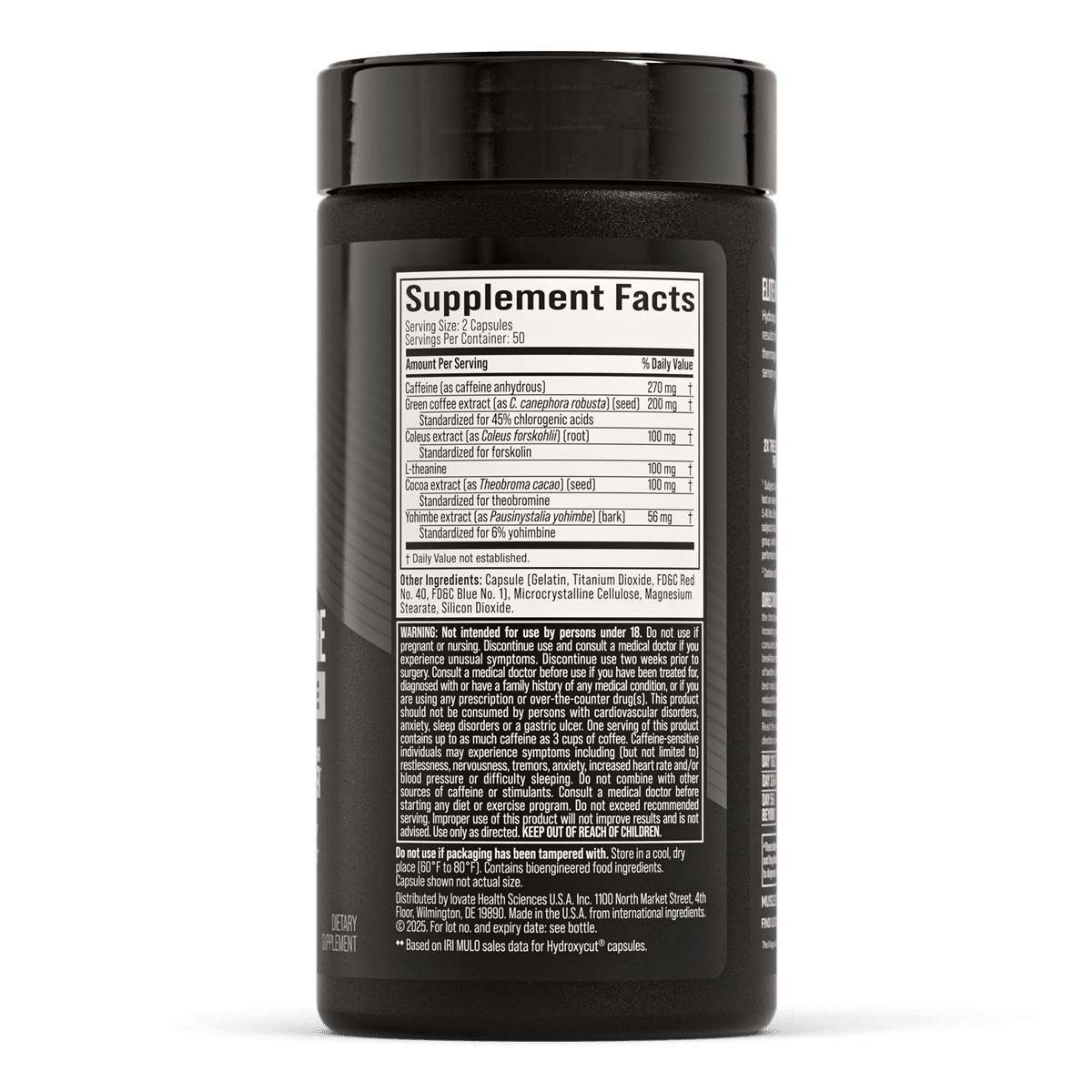 Muscletech Hydroxycut Hardcore Elite 100 Capsules  - Mann Nutrition