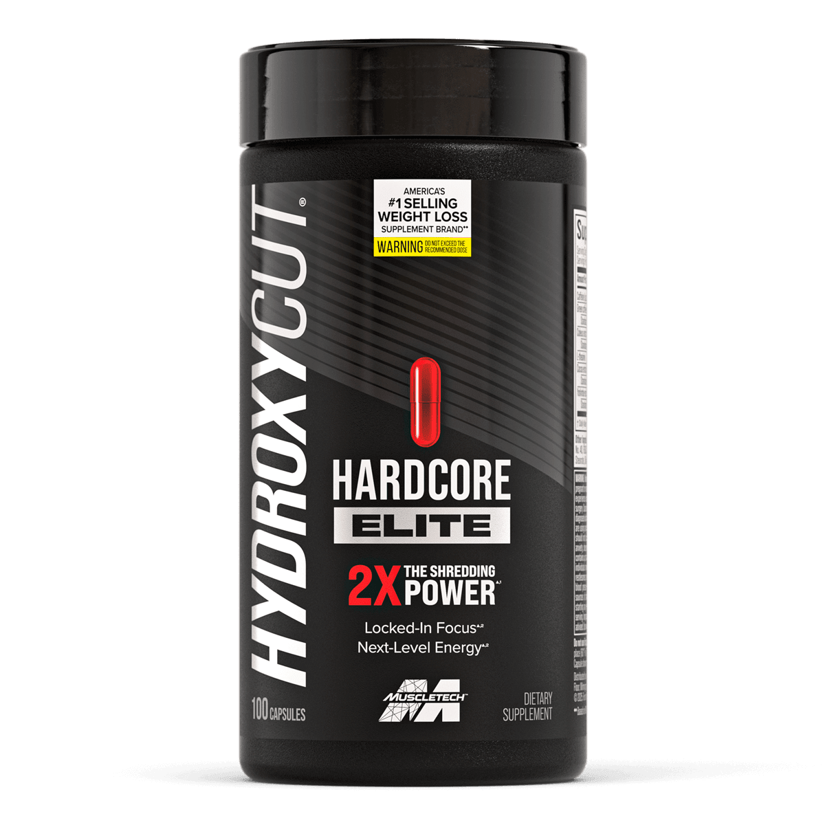 Muscletech Hydroxycut Hardcore Elite 100 Capsules  - Mann Nutrition