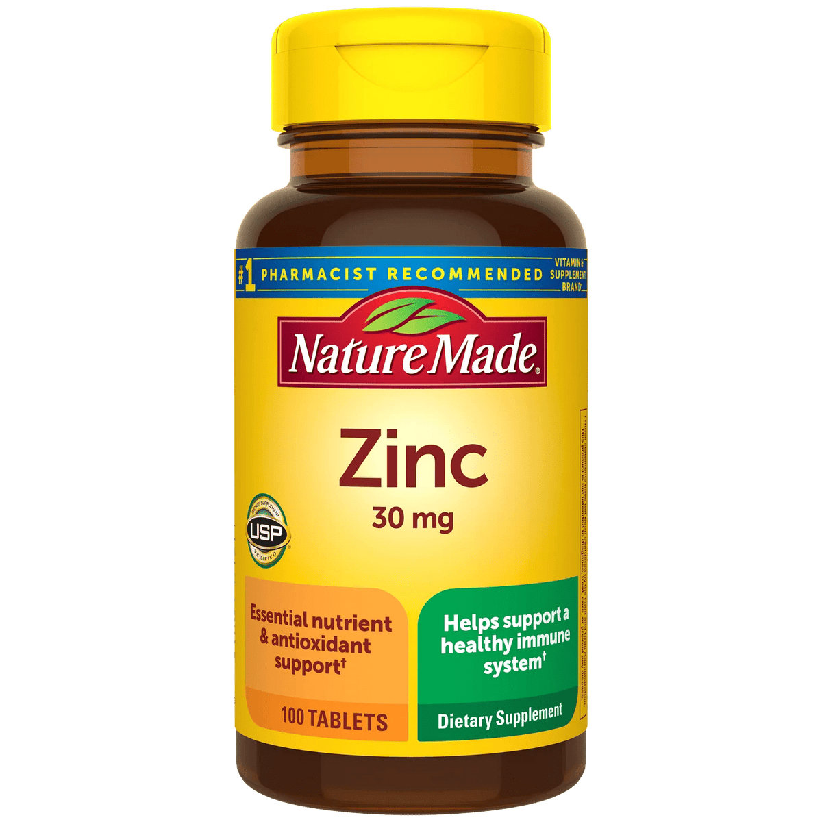 Nature Made Zinc 30mg | 100 Tablets - Mann Nutrition