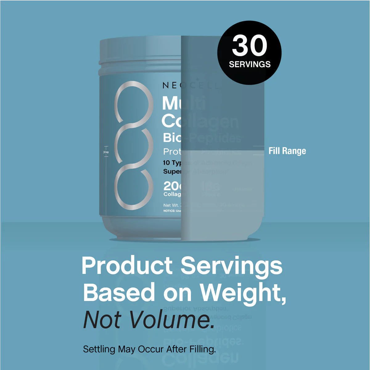 Neocell Multi Collagen Bio - Peptides 22 oz (30 Servings)  - Mann Nutrition