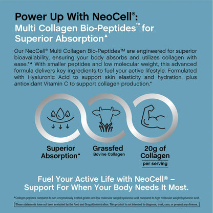 Neocell Multi Collagen Bio - Peptides 22 oz (30 Servings)  - Mann Nutrition