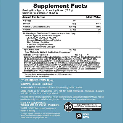 Neocell Multi Collagen Bio - Peptides 22 oz (30 Servings)  - Mann Nutrition