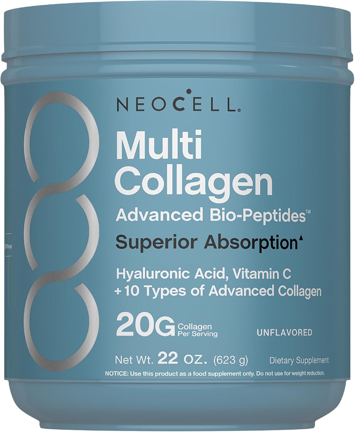 Neocell Multi Collagen Bio - Peptides 22 oz (30 Servings)  - Mann Nutrition