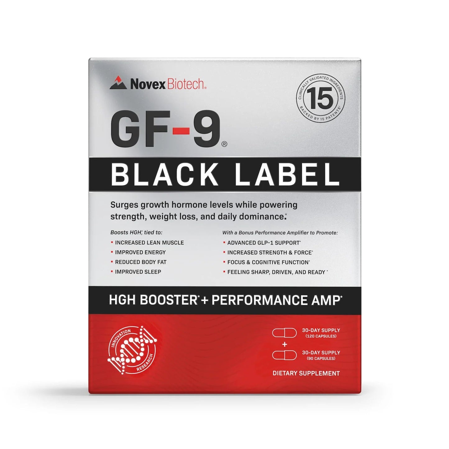 Novex Biotech GF - 9 Black Label  - Mann Nutrition