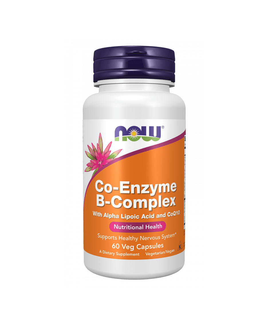 Now Coenzyme B - Complex 60 Veg Capsules - Mann Nutrition