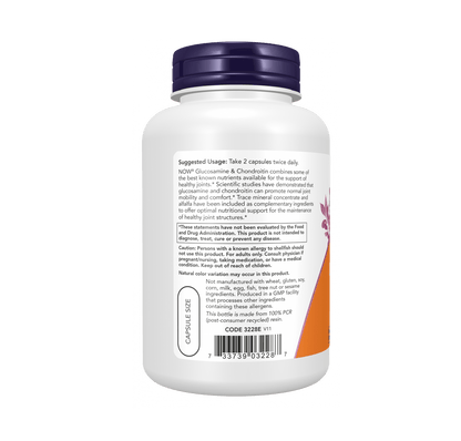 Now Glucosamine & Chondroitin 120 Veg Caps - Mann Nutrition