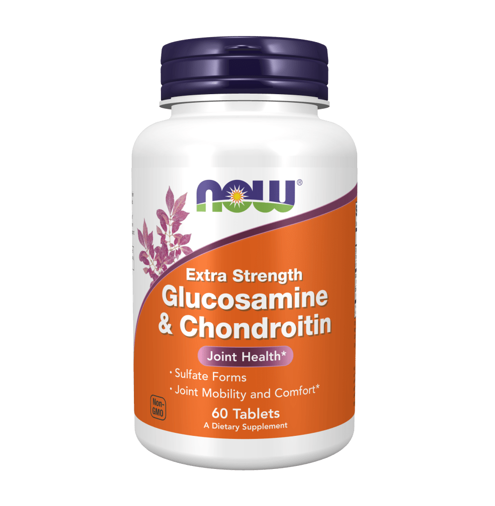 Now Glucosamine & Chondroitin Extra Strength 60 Tablets - Mann Nutrition