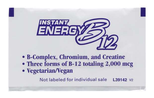 Now Instant Energy B - 12 Packets - Mann Nutrition