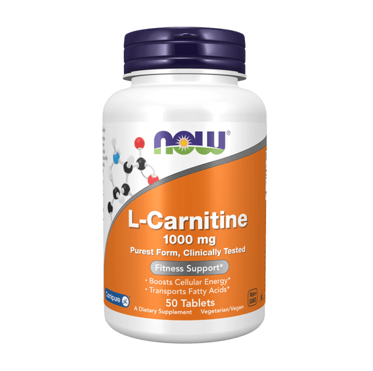 Now L - Carnitine 1000mg (50 tabs) - Mann Nutrition