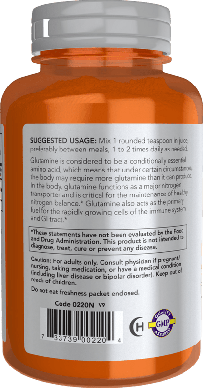 Now L - Glutamine Powder - 6oz  - Mann Nutrition