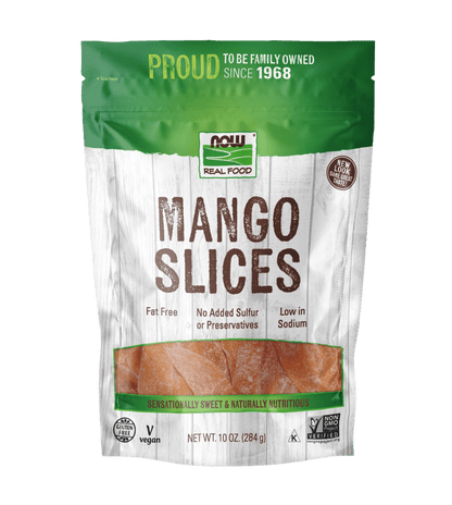 Now Mango Slices (284g) - Mann Nutrition