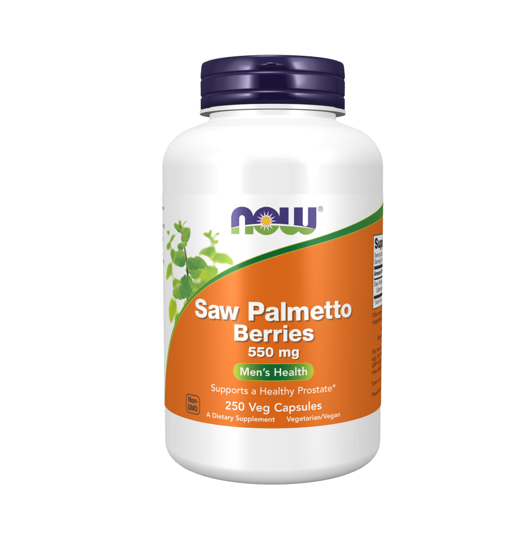 Now Saw Palmetto Berries 550mg - Mann Nutrition