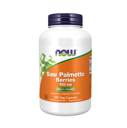 Now Saw Palmetto Berries 550mg - Mann Nutrition