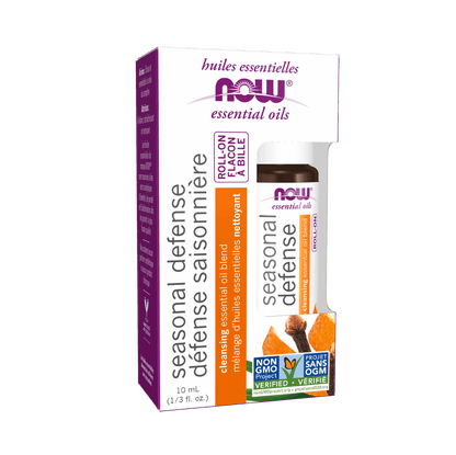 Now Seasonal Defense Essential Oil Blend Roll - On - Mann Nutrition
