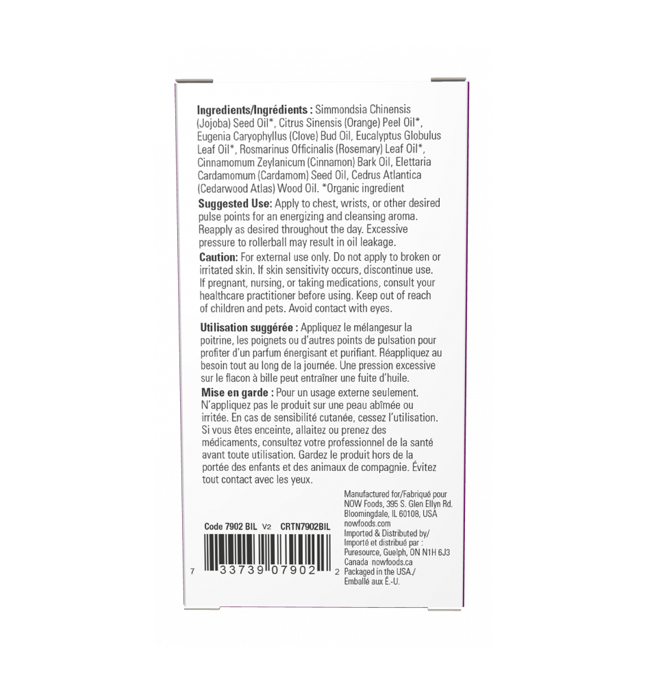 Now Seasonal Defense Essential Oil Blend Roll - On - Mann Nutrition