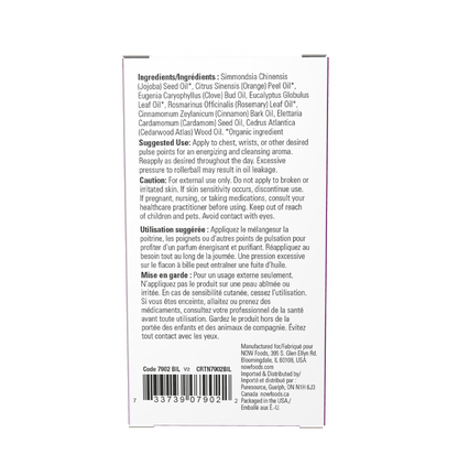 Now Seasonal Defense Essential Oil Blend Roll - On - Mann Nutrition