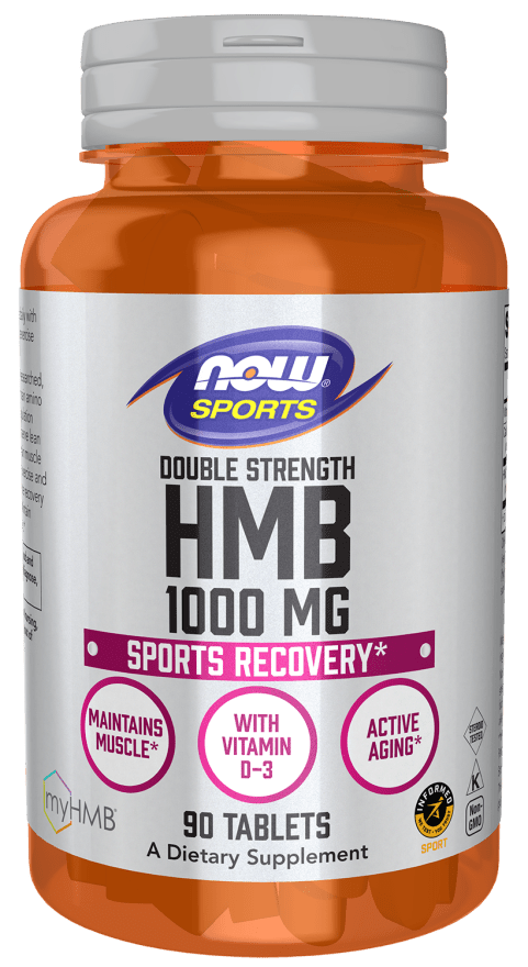 NOW Sports HMB Double Strength 1000 mg - Mann Nutrition