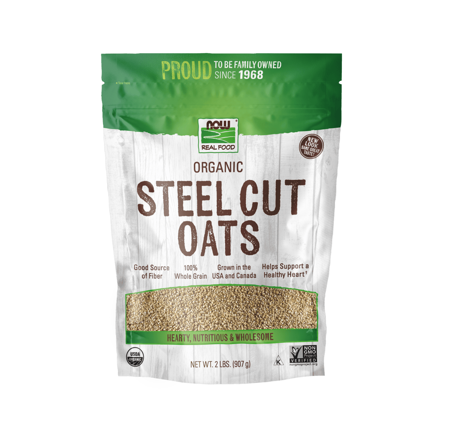 Now Steel Cut Oats Organic 2 Lbs - Mann Nutrition