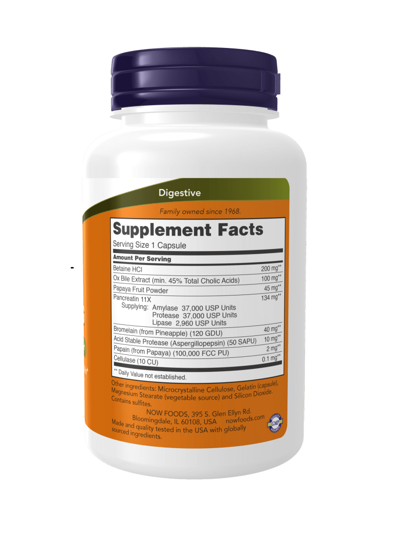 Now Super Enzymes Capsules (90 Caps) - Mann Nutrition