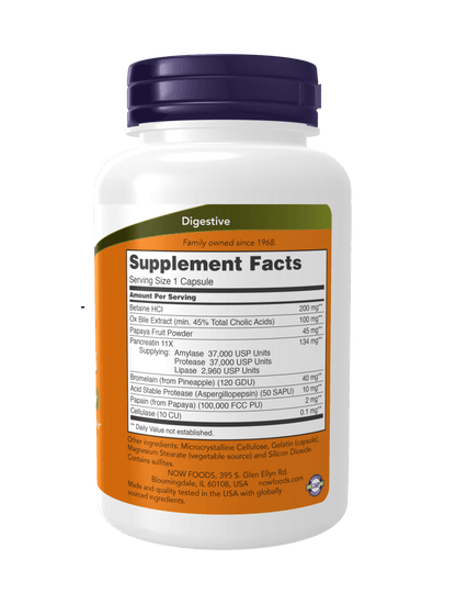 Now Super Enzymes Capsules (90 Caps) - Mann Nutrition