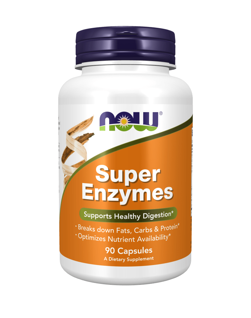 Now Super Enzymes Capsules (90 Caps) - Mann Nutrition